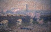 Claude Monet Waterloo Bridge, Gray Day oil on canvas